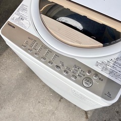 ご成約済み🐶　設置まで👏🏻 TOSHIBA 洗濯機 7kg✨ 二人暮らしに⭕️の画像