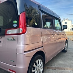 コミコミ価格　車検2年付　スペーシア　レーダーブレーキ　ナビ　TVの画像