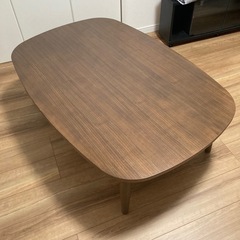 ニトリ　楕円形こたつローテーブル