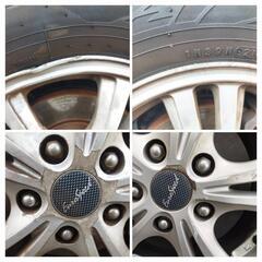15㌅アルミホイール(MANARAY SPORT EUROSPEEDｰSX)と15㌅サマータイヤの4本セットの画像