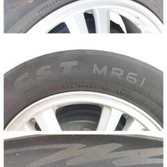 15㌅アルミホイール(MANARAY SPORT EUROSPEEDｰSX)と15㌅サマータイヤの4本セットの画像