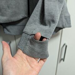 NIKEパーカー（グレー）美品の画像