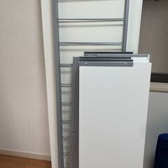 ディノス パネル収納ハンガーラック 幅120cmの画像