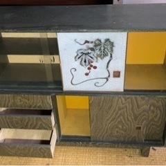 茶タンス　収納　昭和レトロの画像