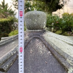 【日程調整中】（2月撤去予定）石灯篭　 灯籠　引き取り限定の画像