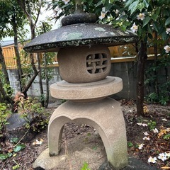 （予約済）石灯篭　灯籠2　引き取り限定の画像