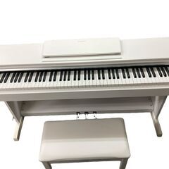 YAMAHA 88鍵盤 電子ピアノ YDP-143WH 2018年製 ホワイトウッド 基本引き取り限定 神奈川県横須賀市 椅子付き ARIUS/アリウスの画像