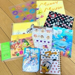 ディズニー　ノート、メモ帳、付箋など