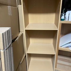 3段カラーボックス