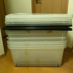 大容量　収納ケース　クリアケース　ダンス収納　クリアボックス　洋服収納　の画像