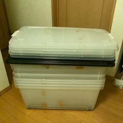 大容量　収納ケース　クリアケース　ダンス収納　クリアボックス　洋服収納　の画像