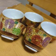 九谷焼？？　湯呑み　5客セット