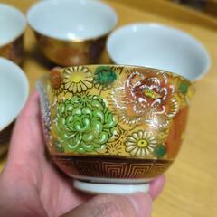 九谷焼？？　湯呑み　5客セットの画像