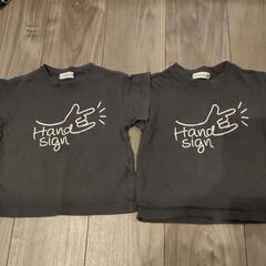 ハンドサイン　Ｔシャツ　2点セット