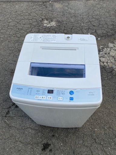 ?☘️大阪市から阪南市まで配達設置無料?アクア洗濯機6kg?保証有り