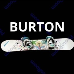 BURTON バートン　スノーボード　140センチ　白×緑　グラ...