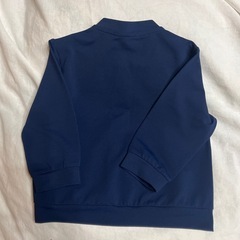 【ほぼ新品】UNIQLO 80cm ネイビー エアリズム ジップカーディガンの画像