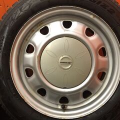 【TOYO GIZ2 175/65R15】スタッドレス【スチールホイール 15インチ 5.5J4HPCD100/114.3】ハブ径70mm 20年製 バリ溝　(VTO030)の画像