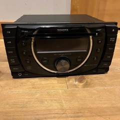 (取引中)TOYOTA トヨタ　純正　カーオーディオ　