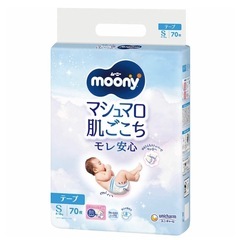 ムーニー　マシュマロ肌ごこちモレ安心S(テープ)