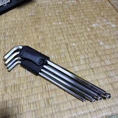 🛠️タスコ　9本組ミリサイズ・ロング六角レンチセット　TA741LEの画像