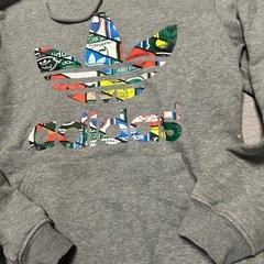 【お譲り先決定】アディダス　パーカー　難ありの画像