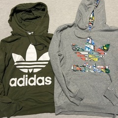 【お譲り先決定】アディダス　パーカー　難あり