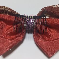 和装用髪飾り4点セット　リボン　かんざし　羽根　花　卒業式　成人式　着物用　振袖　袴の画像