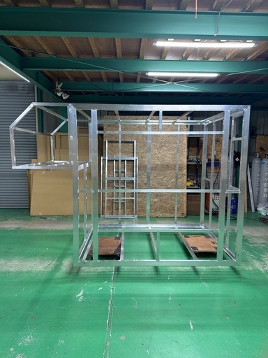 オーダーキッチンカーシェルBOXフレームのみ！