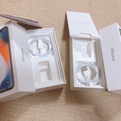 iPhone X空箱（充電器等、付属品込み）の画像