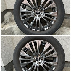 ハリアー純正ホイール&タイヤセット225/50/19の画像