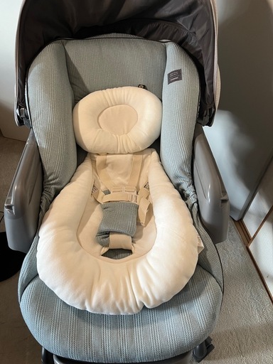 ［受渡決定］定価69300円　ネムリラ AUTO SWING BEDi Long シェル EG ミンティーブルー  COMBI コンビ　電動ハイローチェア　ホワイトレーベル