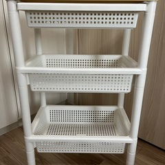 【引渡先決定】3段キャスター付きワゴンの画像