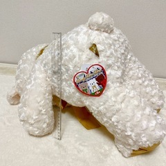 ラブリーローズベア　ぬいぐるみ　BIG  ギフト　ホワイト　くまの画像