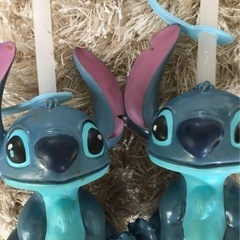 スティッチストロー2本セットの画像
