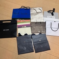 ブランド　ショップ袋　紙袋　ショッパー 9点
の画像