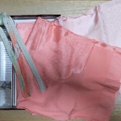 帯揚げ帯締めセット　着物　和装小物　ピンク系の画像