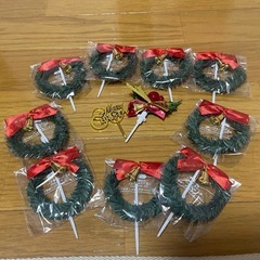 ミニクリスマスリース 9個セット
