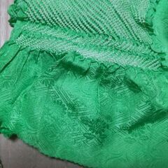 帯揚げ帯締めセット　着物　和装小物　グリーン　黄緑の画像