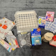 母乳実感乳首　哺乳瓶消毒容器　オムツ変えシート　ミルトン　コンビ...