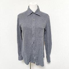 ポールスミス 美品 長袖シャツ チェック柄 胸ポケット グレー ...