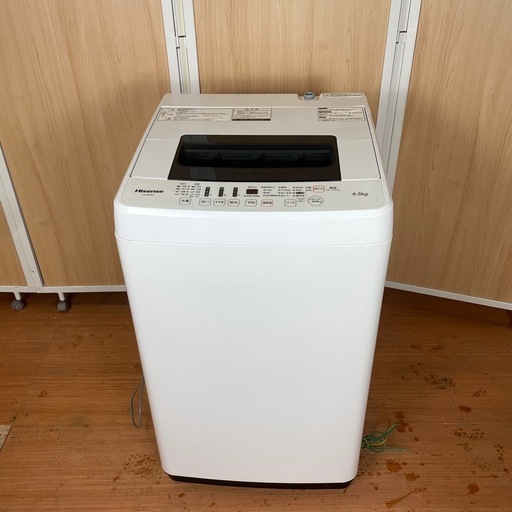 Hisense2016年製4.5㎏全自動洗濯機　一人暮らし　単身赴任