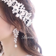 【新品未使用】ピアス　結婚式　パーティーの画像