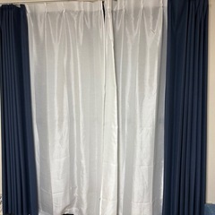 遮光カーテン レースセット の画像