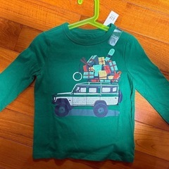 GAP キッズ服 新品
セット ボトムス100cm ロンT緑　110cmの画像