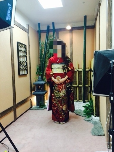 振袖、帯、小物入れ