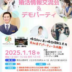 1/18（土）障害者限定 婚活情報交流会＆デモパーティー