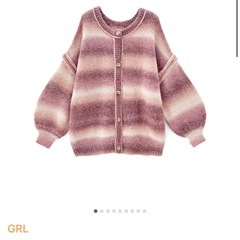 GRL  前後2Wayウール混グラデーションニットカーディガンの画像