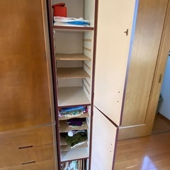 チェスト　スリム収納庫　用途、いろいろ書類等も可能 スリムワイシャツ入れの画像