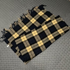 [年内以降削除]大判チェック柄ストール